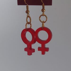 Kvinnosymbol Örhänge