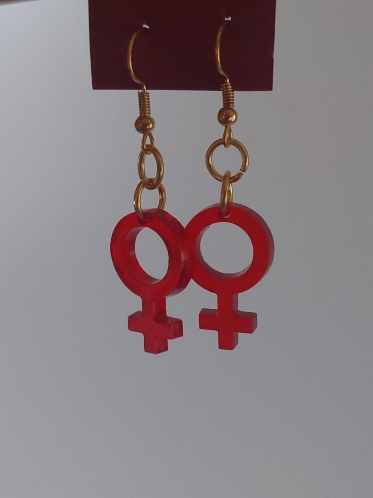 Kvinnosymbol Örhänge